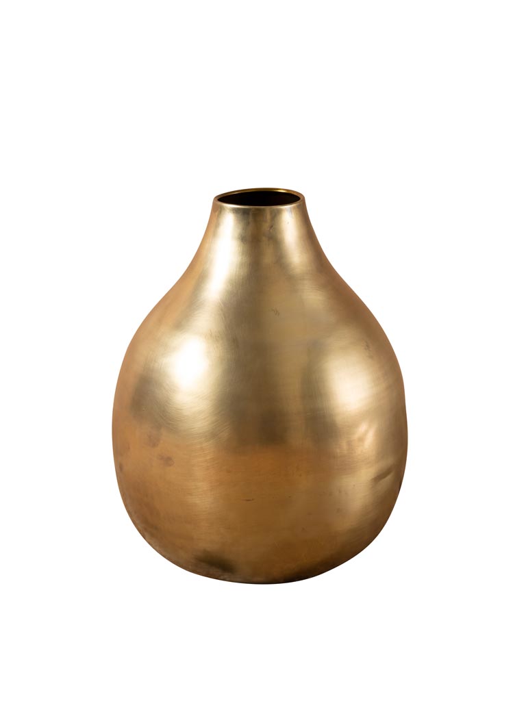 Large brass patina vase - 2