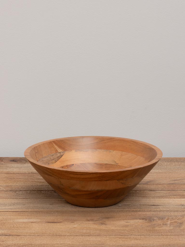 S/2 mix wood salad bowls - 7