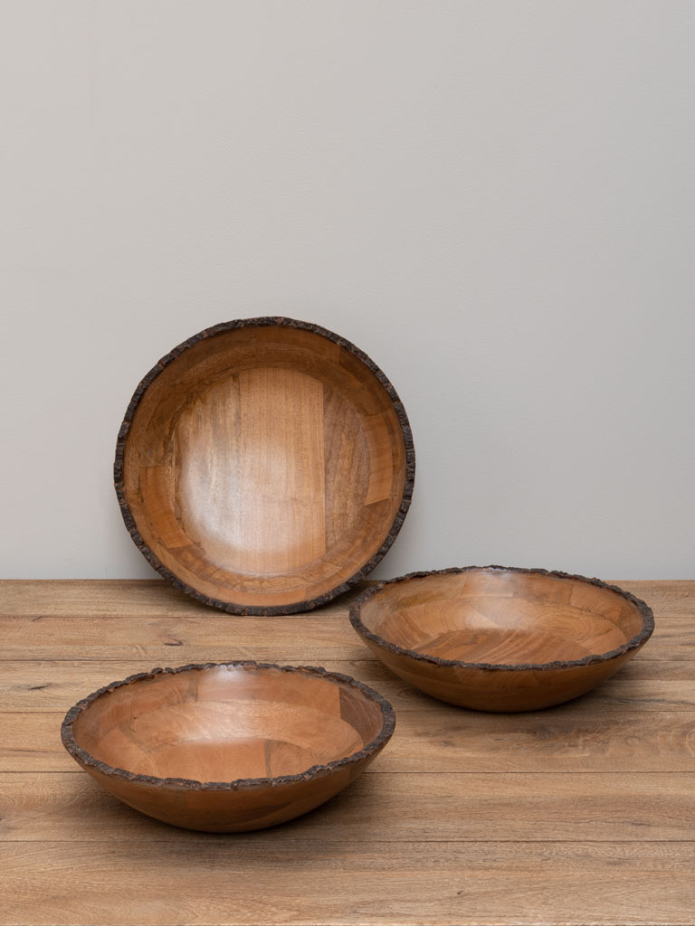 S/3 salad bowls Forest - 1