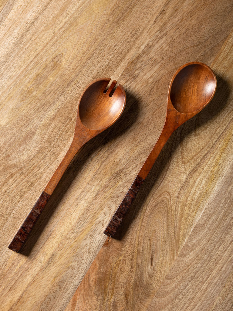 S/2 salad servers Forest - 1