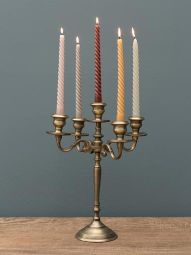Candleholder x5 Château