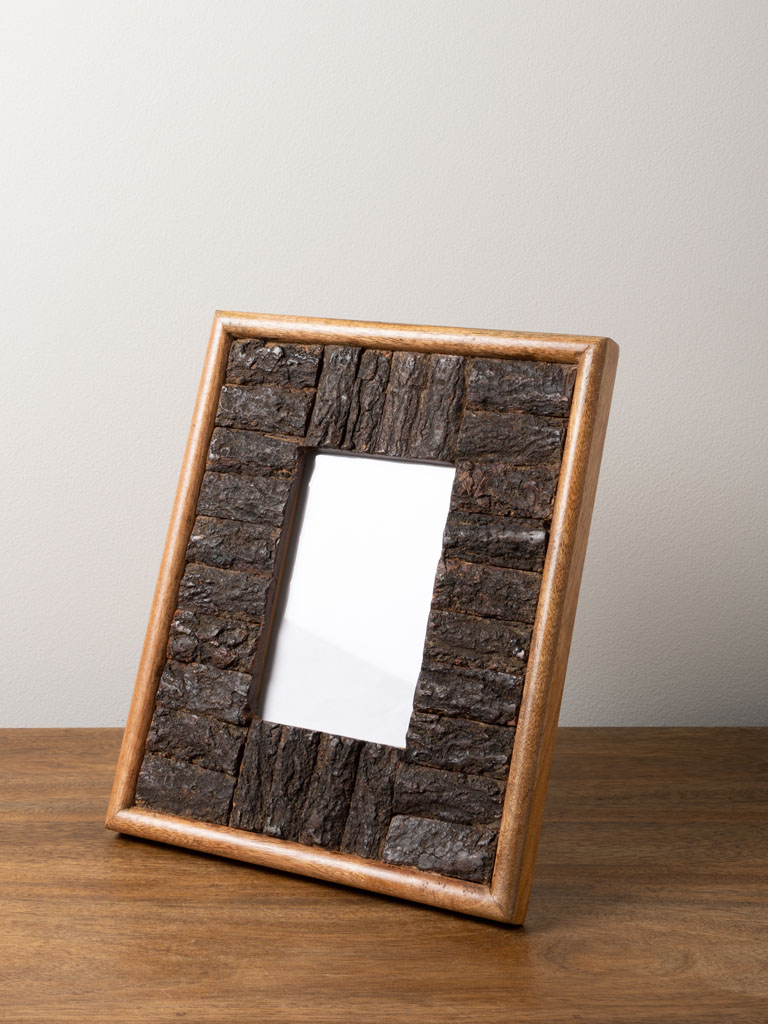 Bark photo frame Forest (12x17) - 1