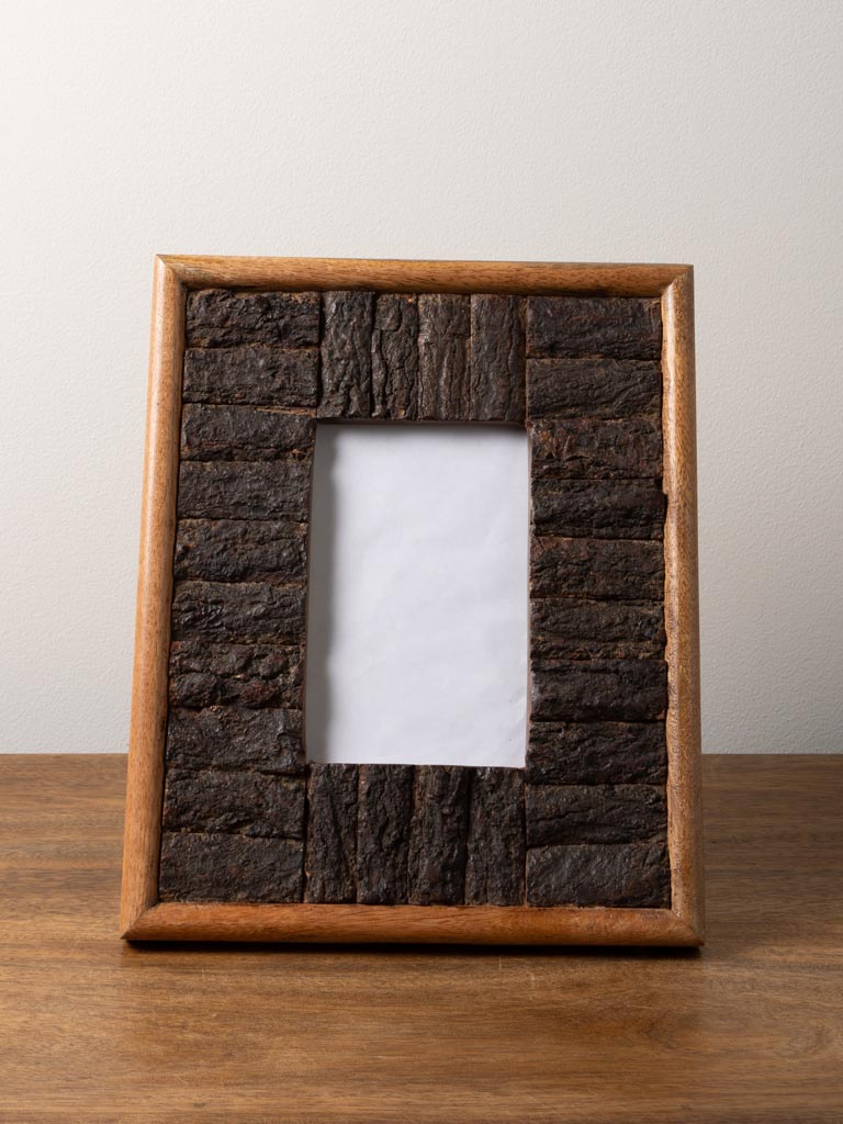 Bark photo frame Forest (12x17) - 3