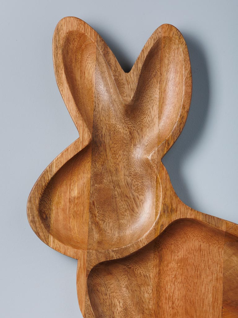 Trinket tray wooden rabbit - 3