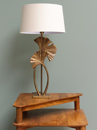 Table lamp gingko flower (40) classic shade (Lampshade included)