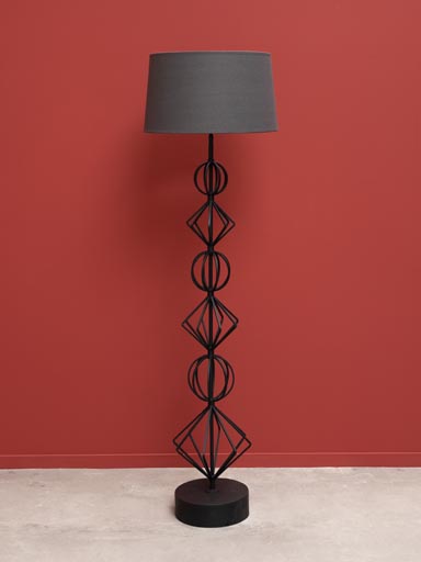 Floor lamp Geometry (45) classic shade (Lampshade included)