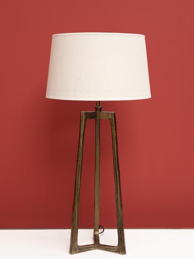 Lamp tripod feet Grace (40) classic shade (Lampshade included)