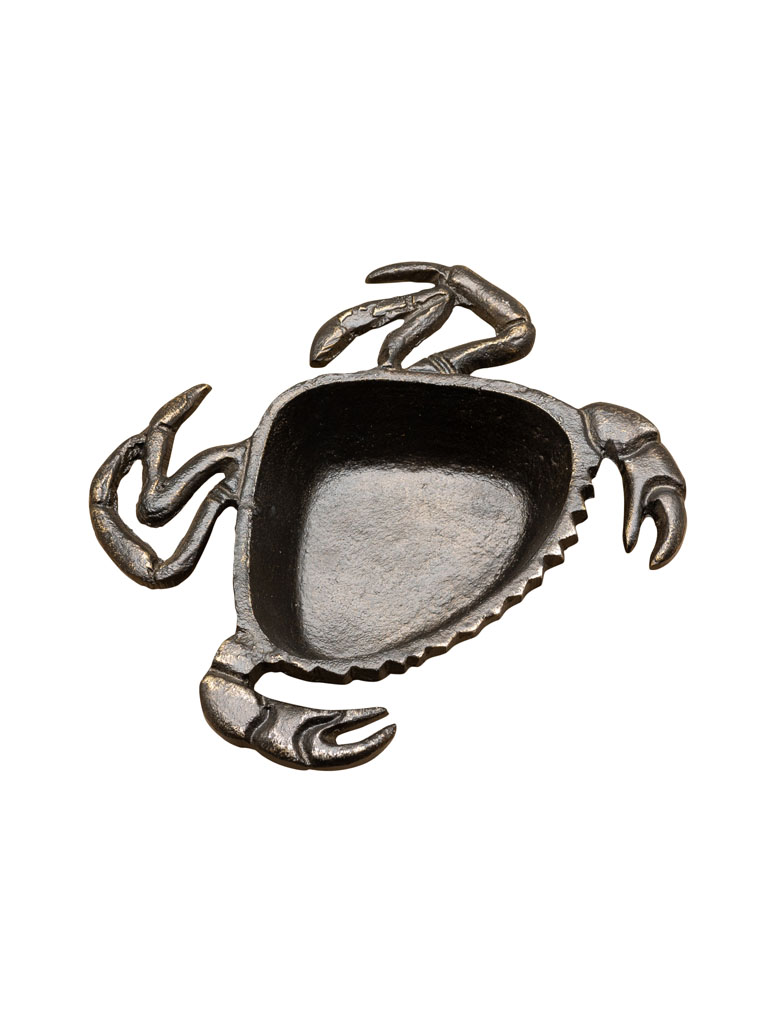 Crab trinket tray antique bronze - 2