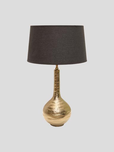 Base lamp with golden ball Rustichic (40) (Lampshade included)