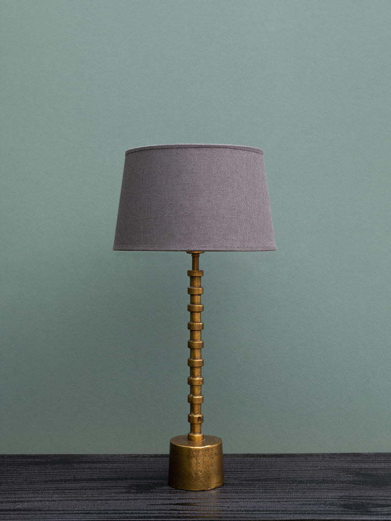 Table lamp gold Rungs (Lampkap inbegrepen) - 1