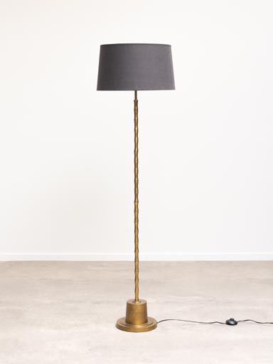 Lampe sur pied base chapeau Efficace (Abat-jour inclus)