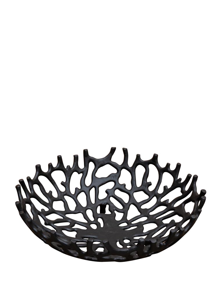 Black coral aluminium basket - 2