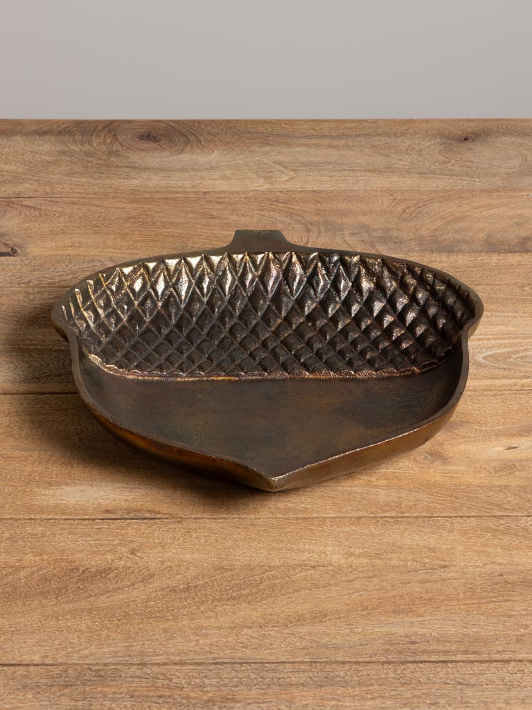 Accorn tray brown patina - 5
