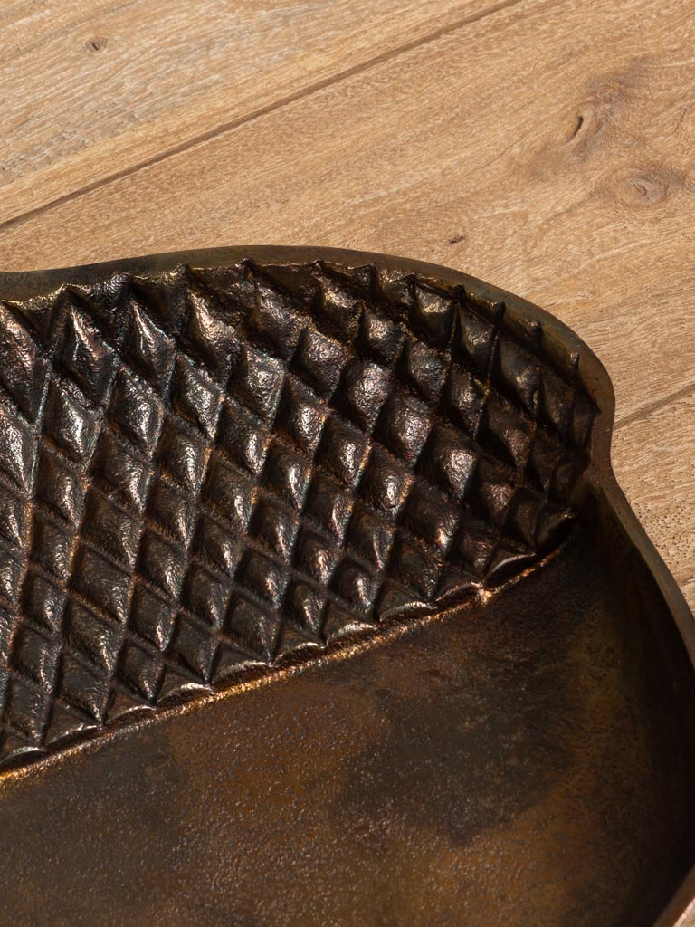 Accorn tray brown patina - 4