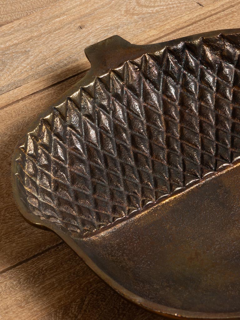 Accorn tray brown patina - 6
