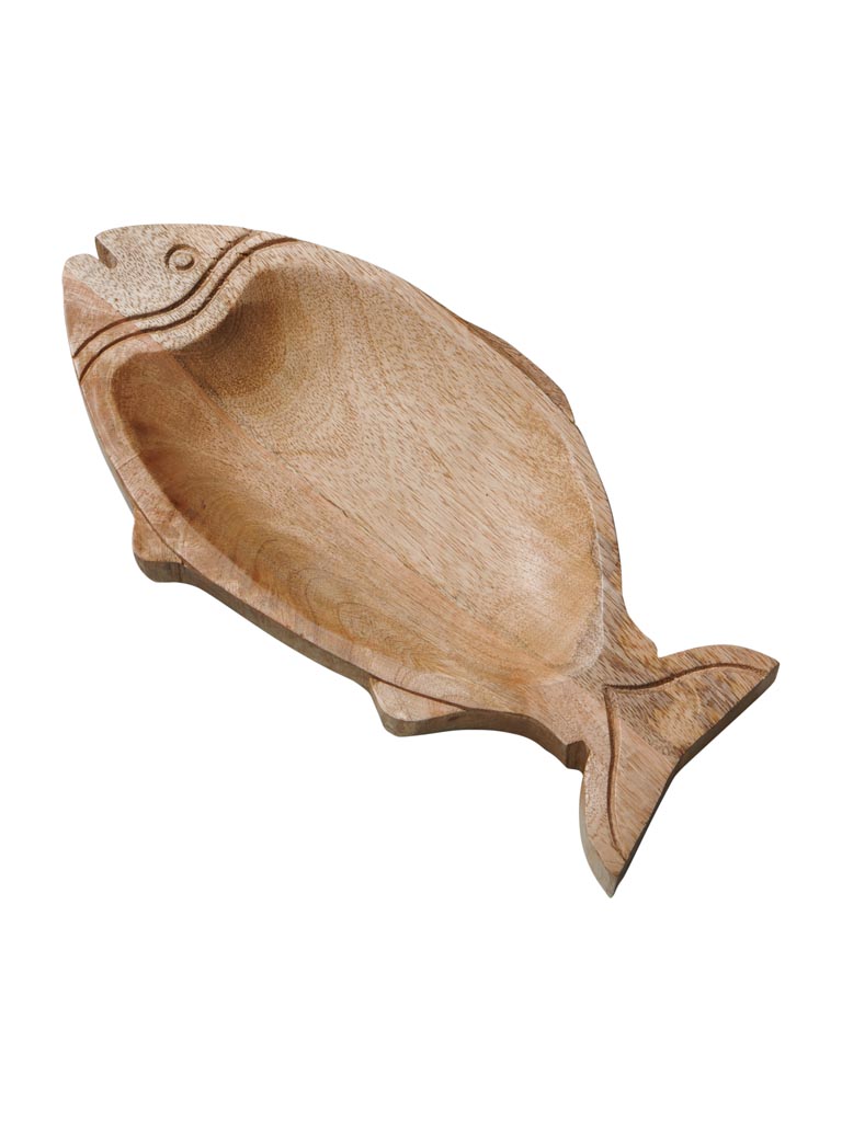 Small fish dish in wood - 2
