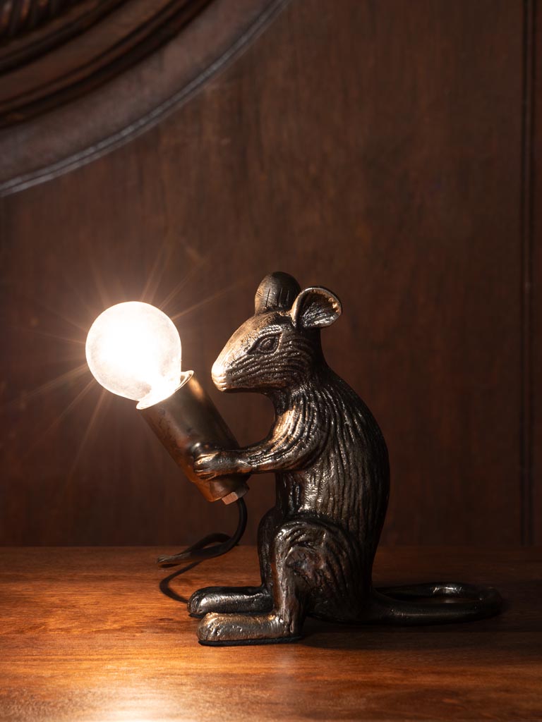 Table lamp silver mouse Gonzales - 3