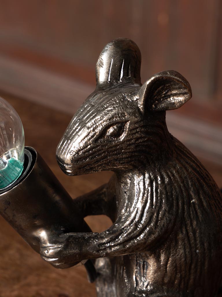 Table lamp silver mouse Gonzales - 4
