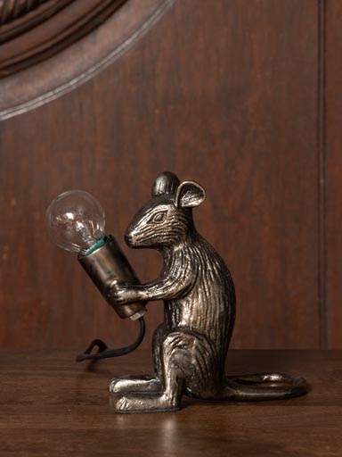 Table lamp silver mouse Gonzales