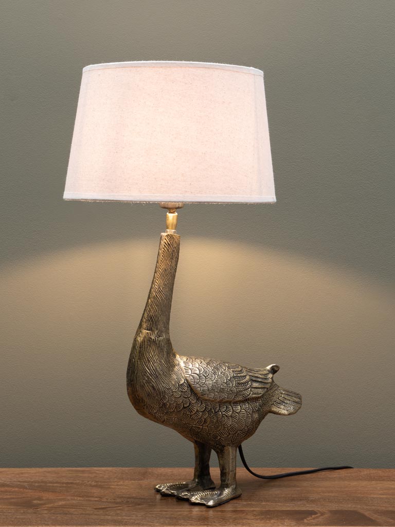 Table lamp golden Colvert (Lampshade included) - 6