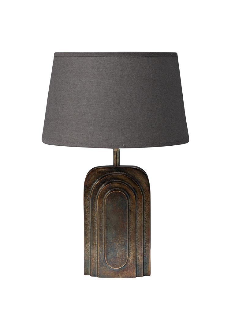 Table lamp gold Art-Deco (Lampshade included) - 2