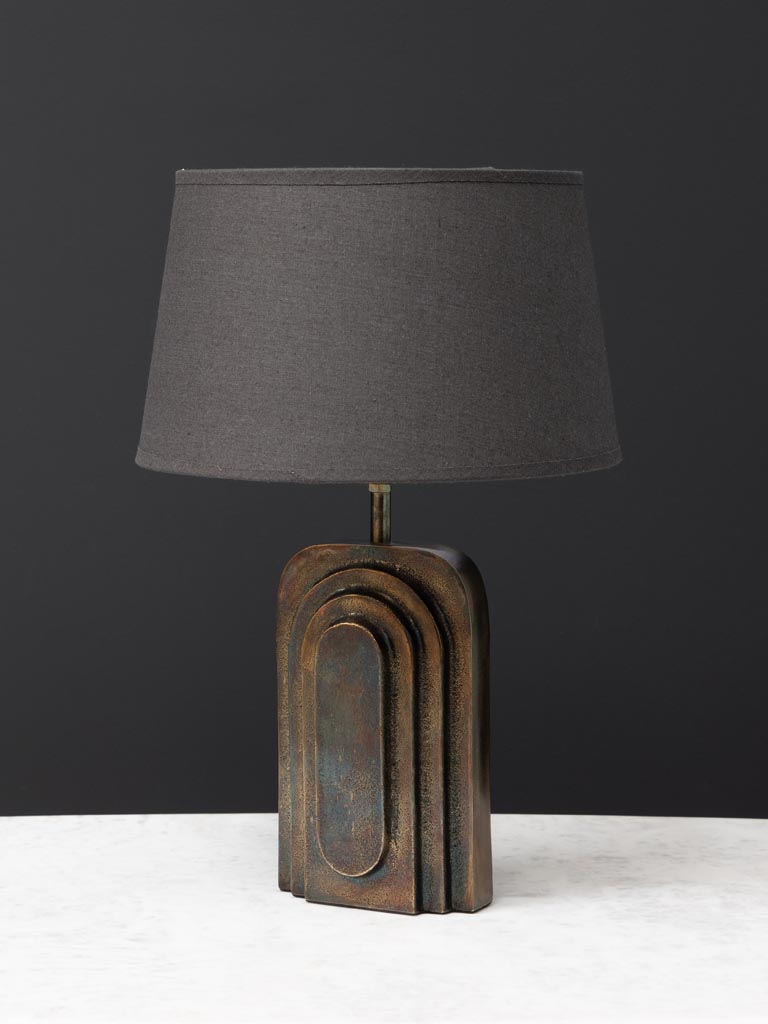 Table lamp gold Art-Deco (Lampshade included) - 3