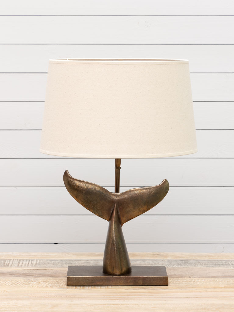Table lamp whale tail (Paralume incluso) - 1