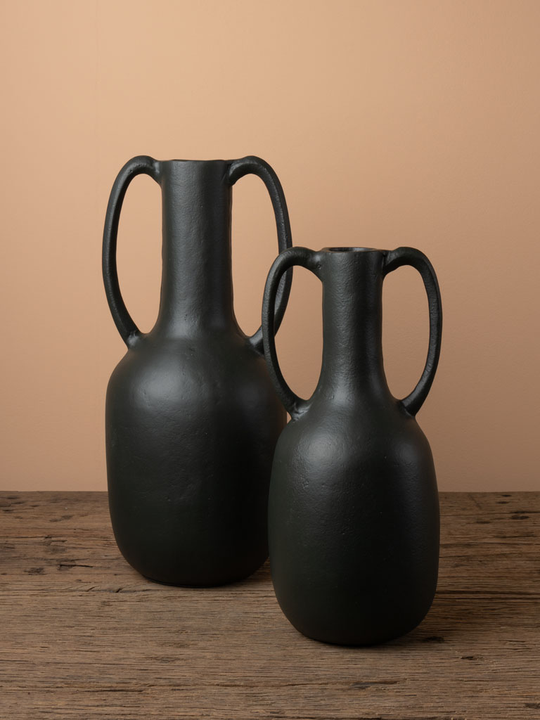 S/2 vases amphore pour fleurs séchées - 1