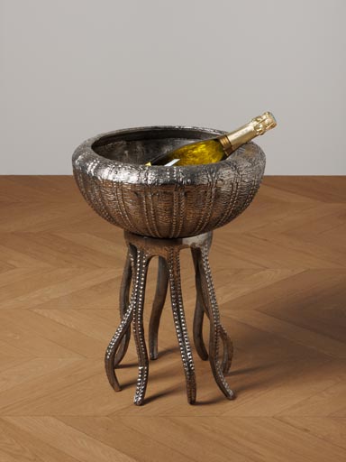 Octopus ice bucket on stand