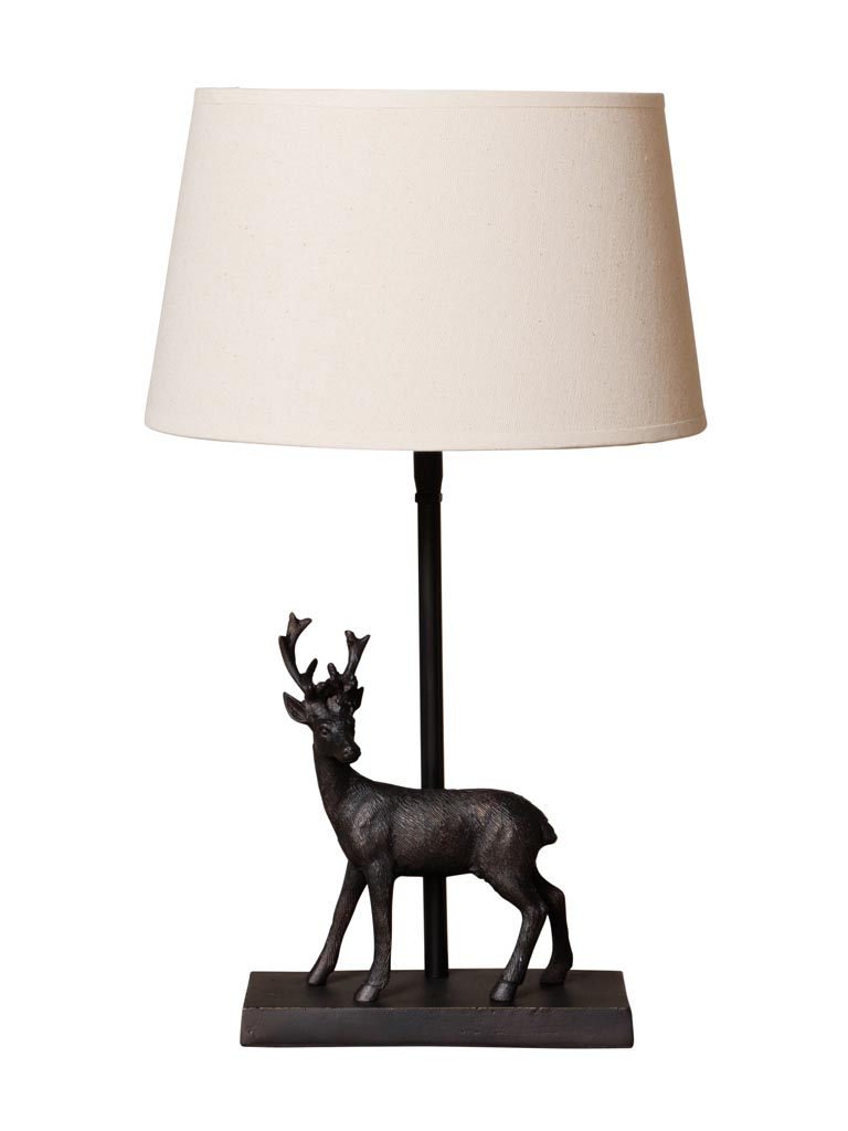 Table lamp bronze deer - 2