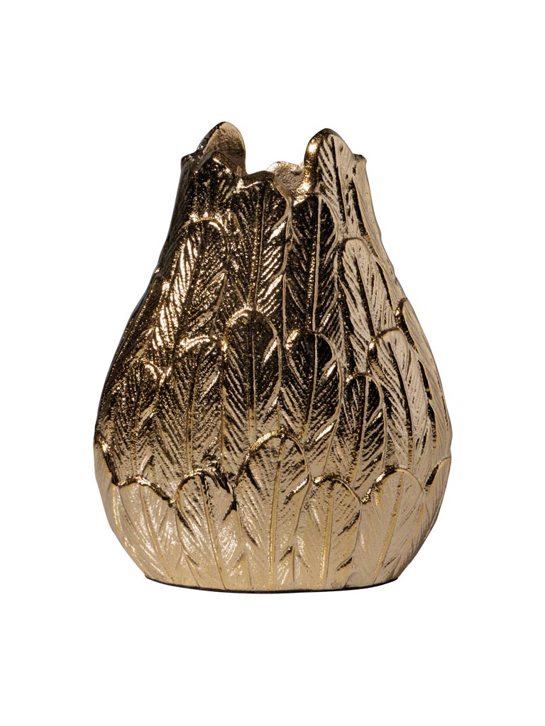 Small golden vase Plumage - 2