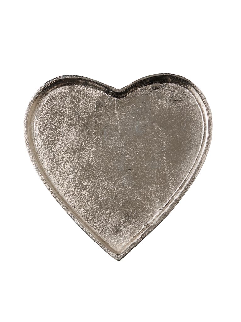 Small silver heart dish - 2