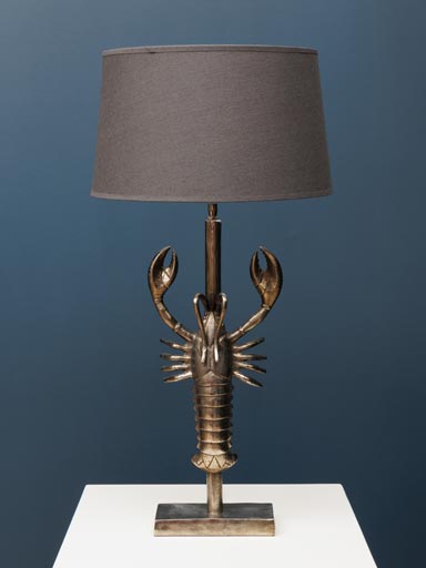 Table lamp silver Lobster