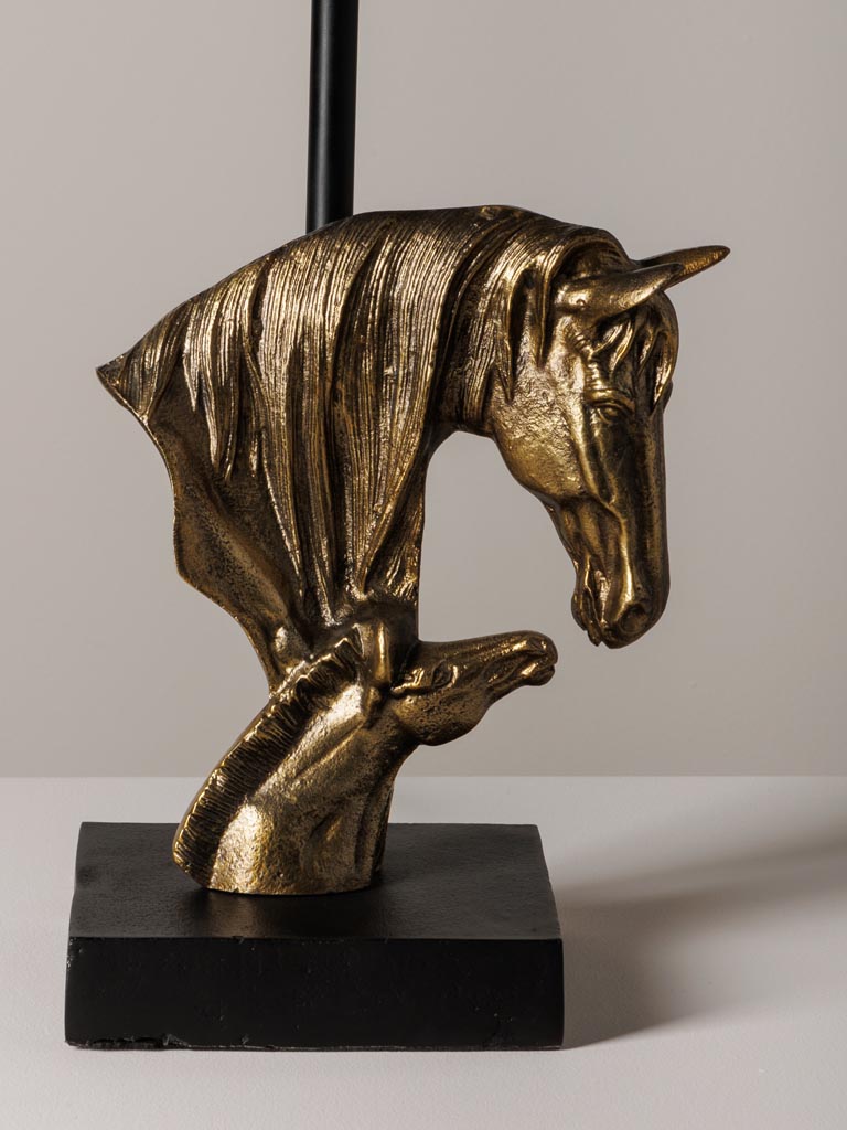 Table lamp golden horse breeding - 3