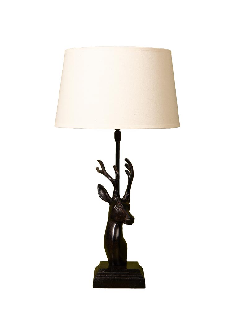 Lamp black deer head - 2