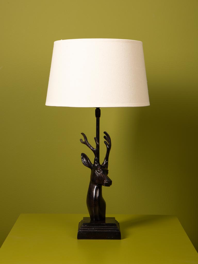 Lamp black deer head - 1