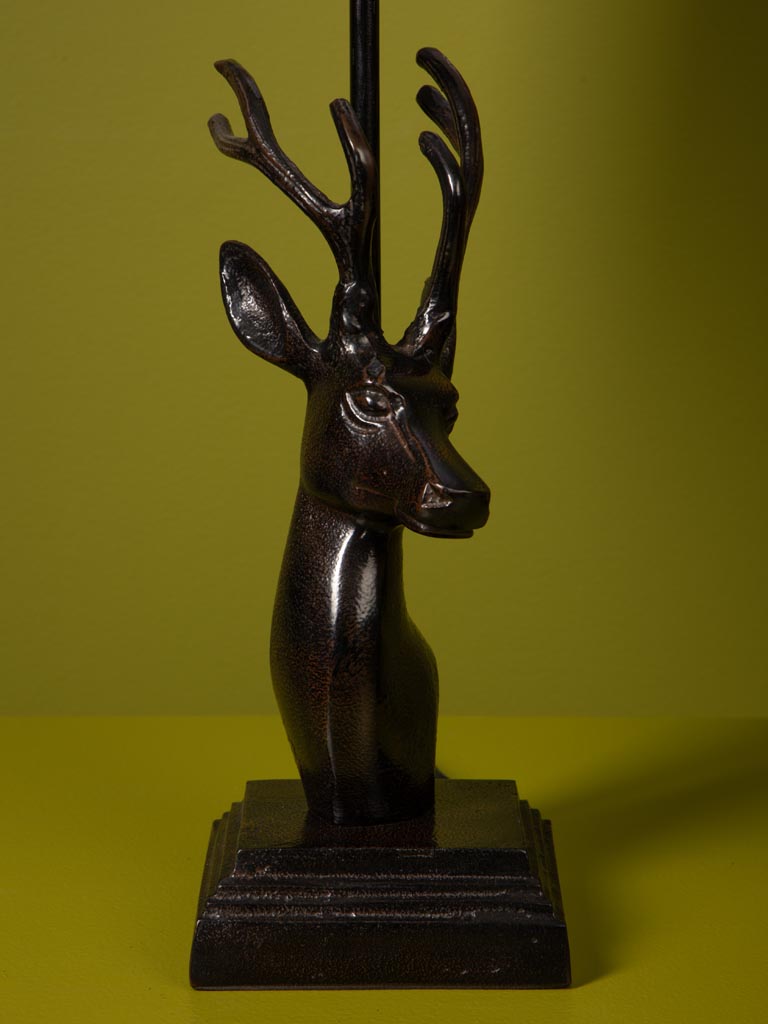 Lamp black deer head - 3