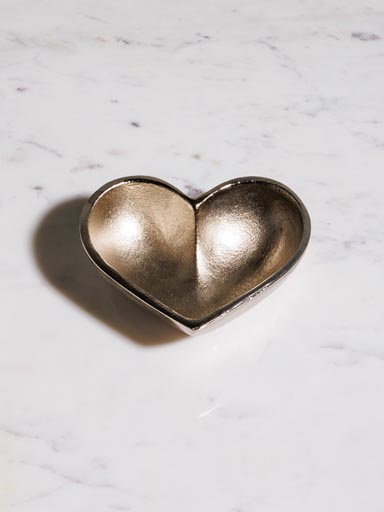 Small silver heart bowl
