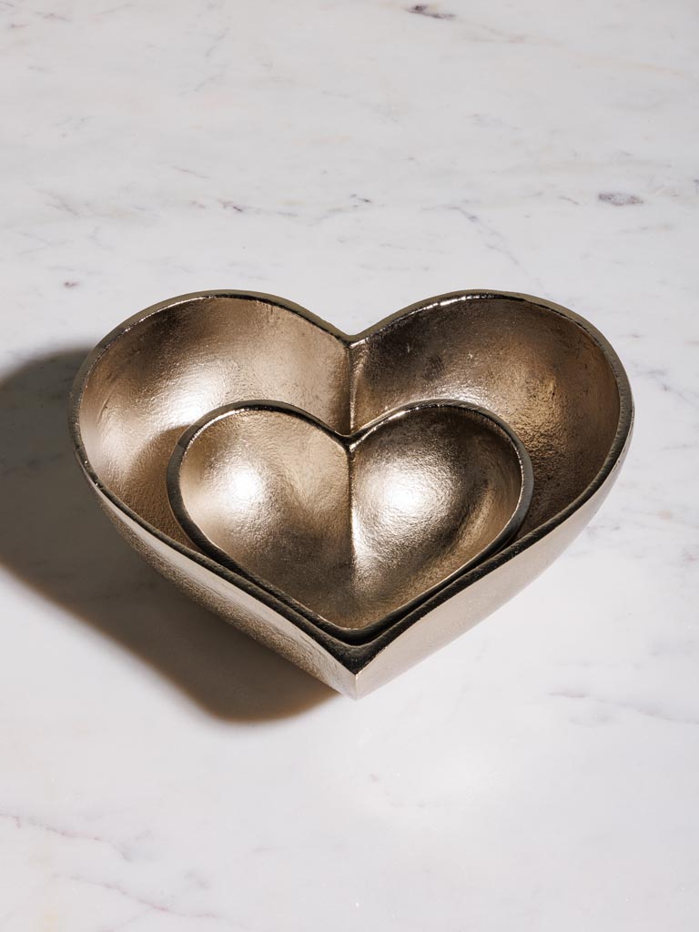 Silver heart bowl - 5