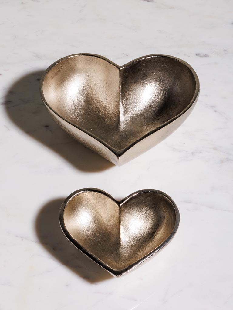 Silver heart bowl - 6