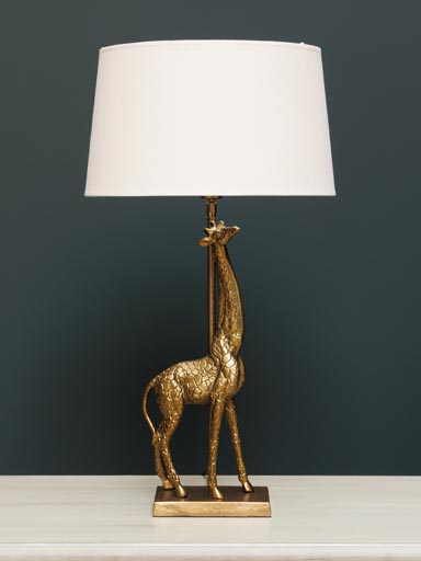Table lamp golden Giraffe