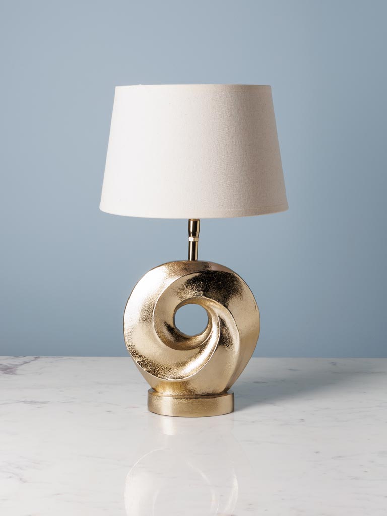 Golden table lamp Orbite - 1