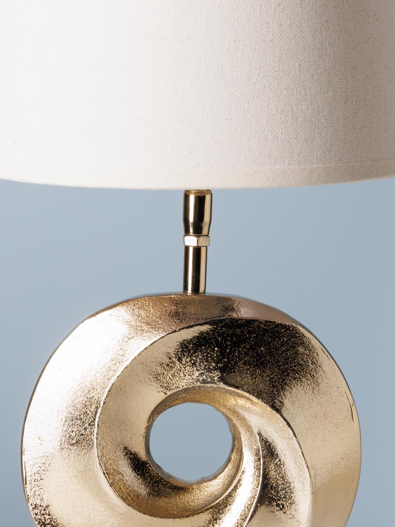 Golden table lamp Orbite - 4