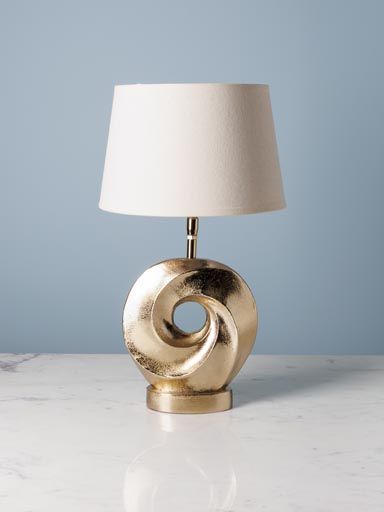 Golden table lamp Orbite