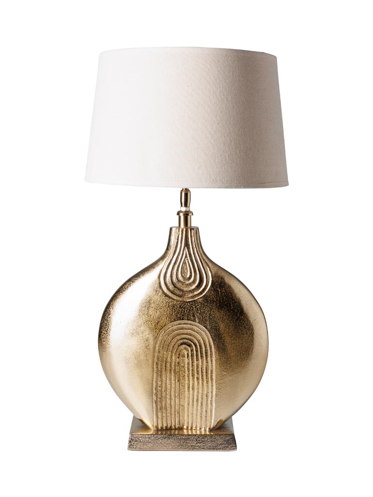 Golden table lamp Povas - 2