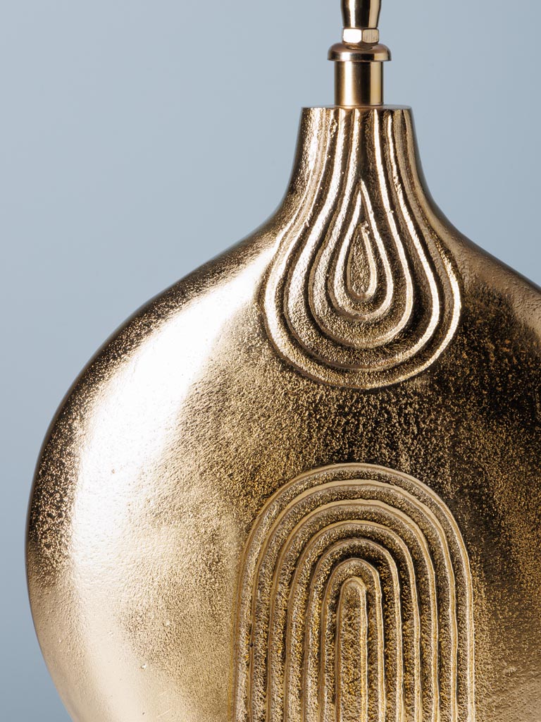 Golden table lamp Povas - 3
