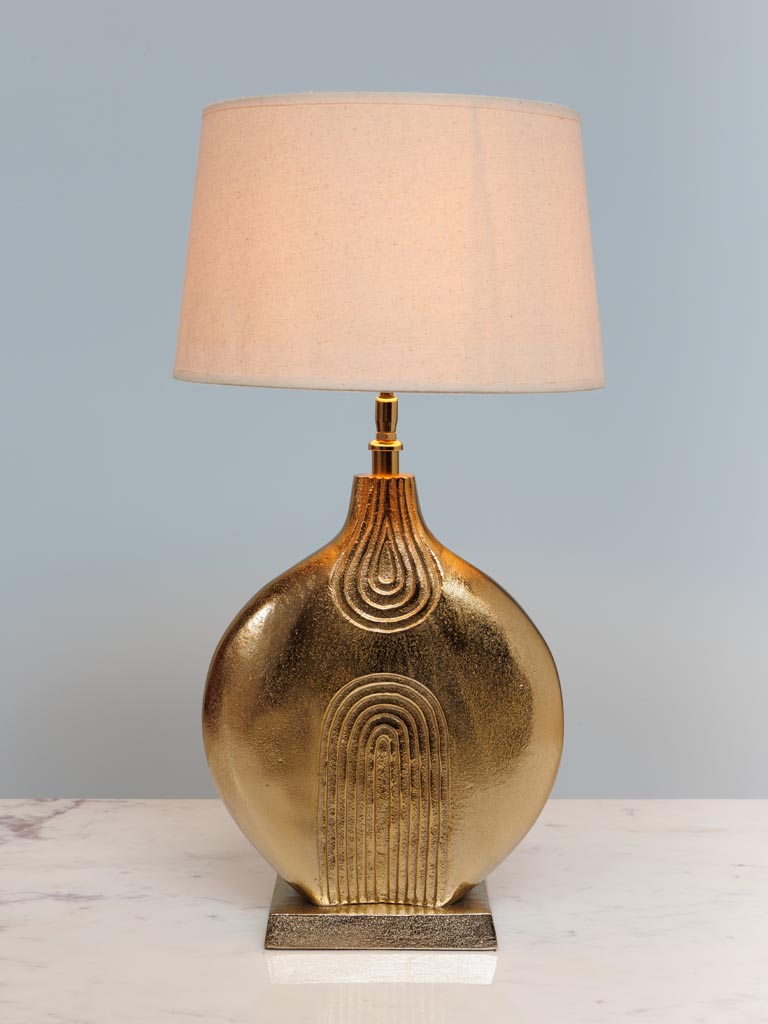 Golden table lamp Povas - 4