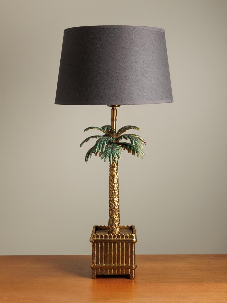 Gold & green table lamp Las Palmas - 1