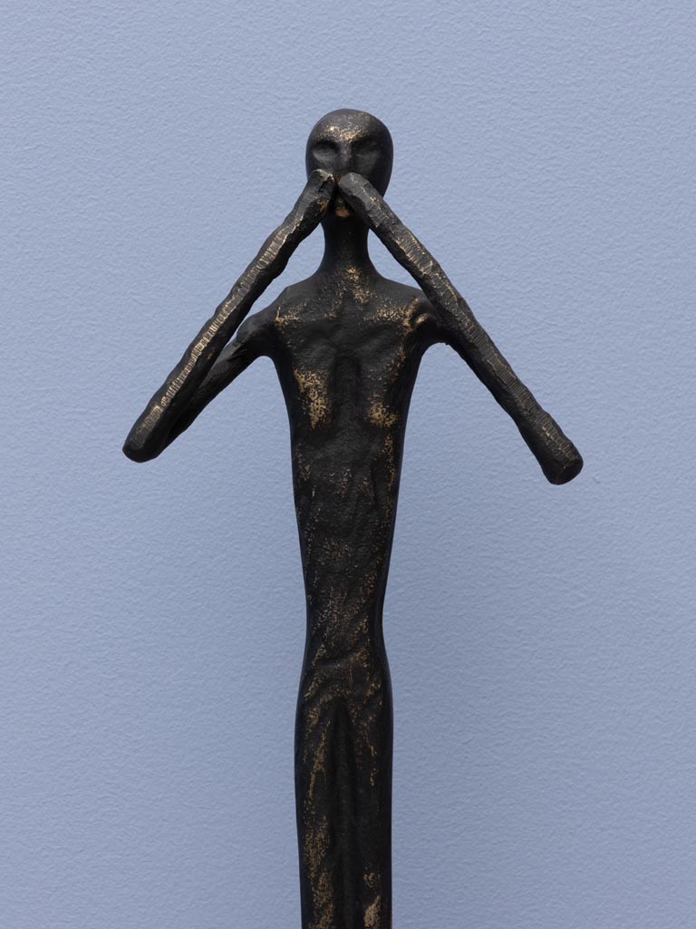 S/3 figurines noires Sagesse - 5