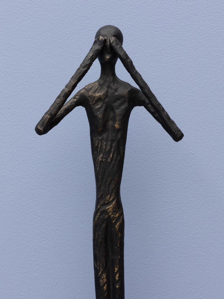 S/3 figurines noires Sagesse - 4